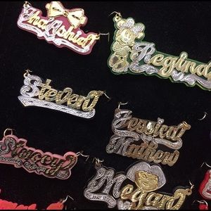 Cartoon Name Plate Character 