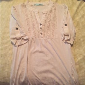 Cream Colored 1/2 sleeve