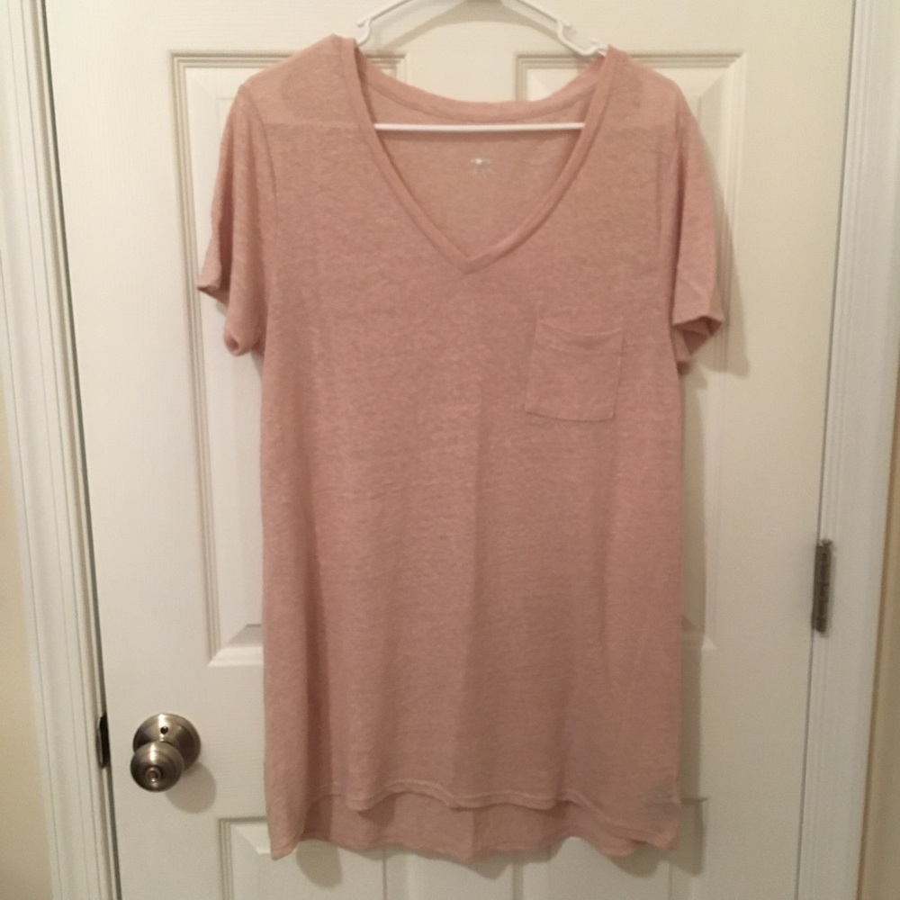 Blush Pink Pocket Tee