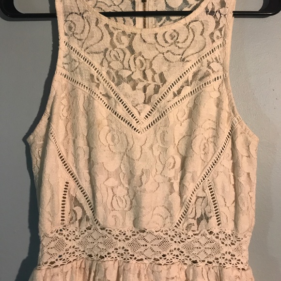 Kimchi Blue White Lace and Crochet Dress - Picture 4 of 5