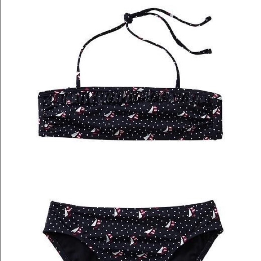NWOT Gap Kids Sailboat-Patterned Bikini