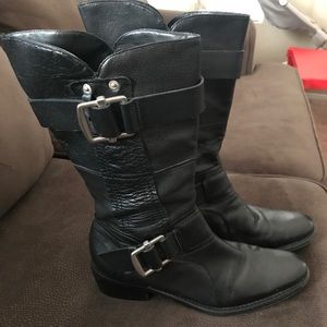 Verá Wang Lavender Label 'Chantel' Biker Boot.