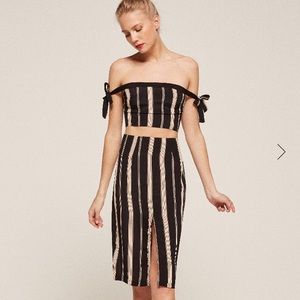 NWT Reformation Gramercy Two Piece