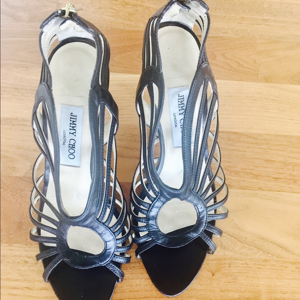 Jimmy Choo strappy heels