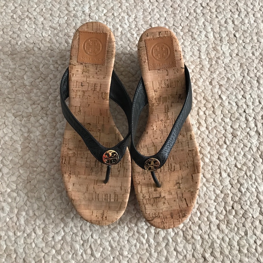 Tory Burch sandals.