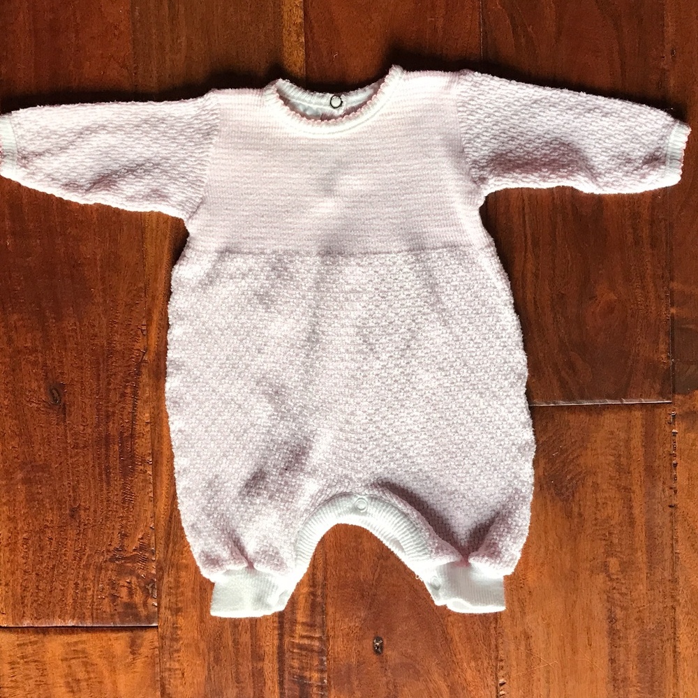 Soft Sweater One-piece - Preemie