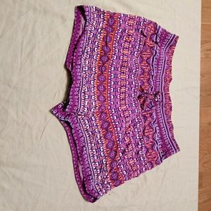 Pink and Fuschia mini shorts