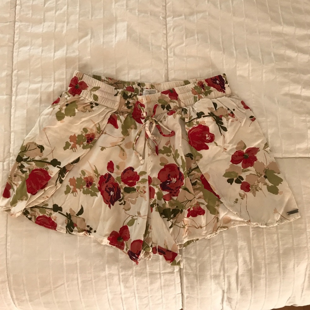 Volcom floral tulip shorts