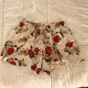 Volcom floral tulip shorts