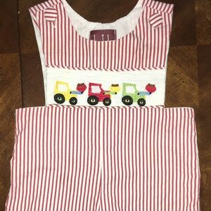 Sweet smocked Jon Jon