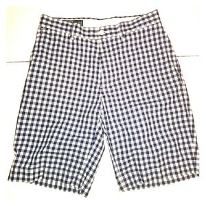 Ralph Lauren Polo Mens Checked Cotton Shorts 31"