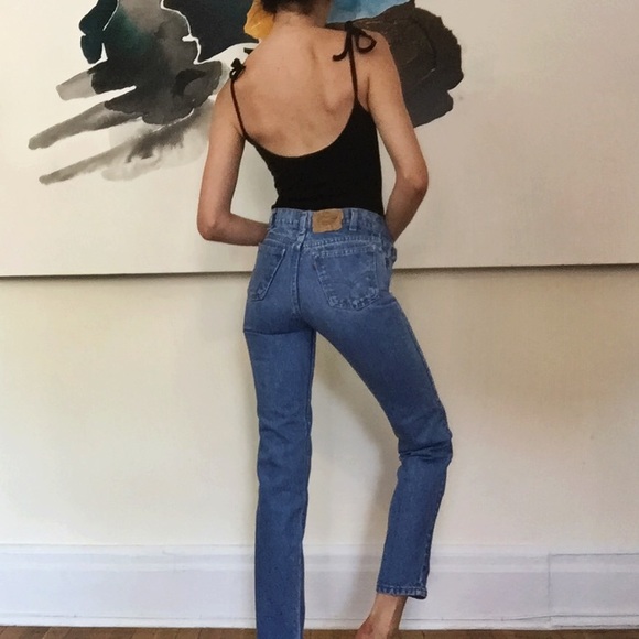 🚫SOLD🚫🌸Vintage Orange Tab Student Fit Levi's🌸 - Picture 3 of 6