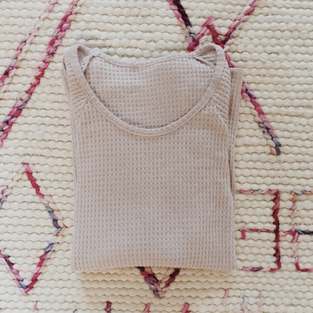 Soft waffle fabric shirt