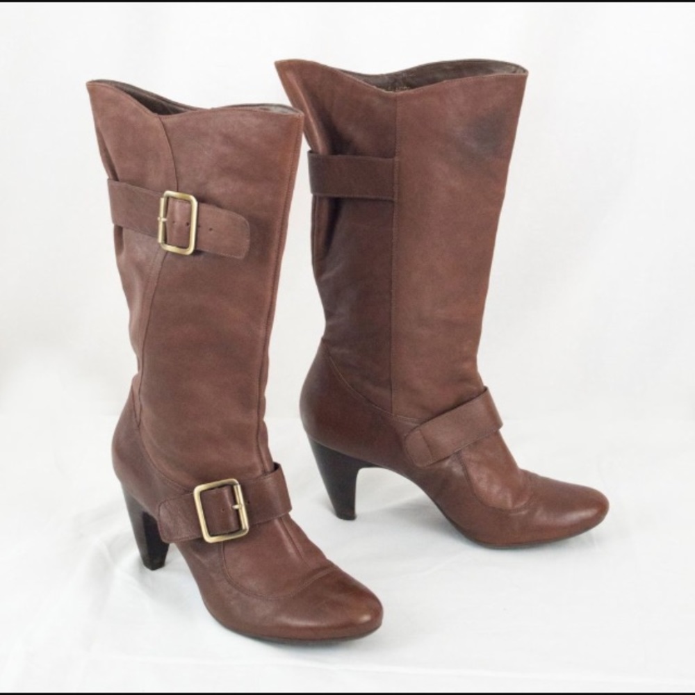 BCBGeneration Melinda mid calf heeled boots