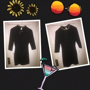 Black and gold shimmery dress