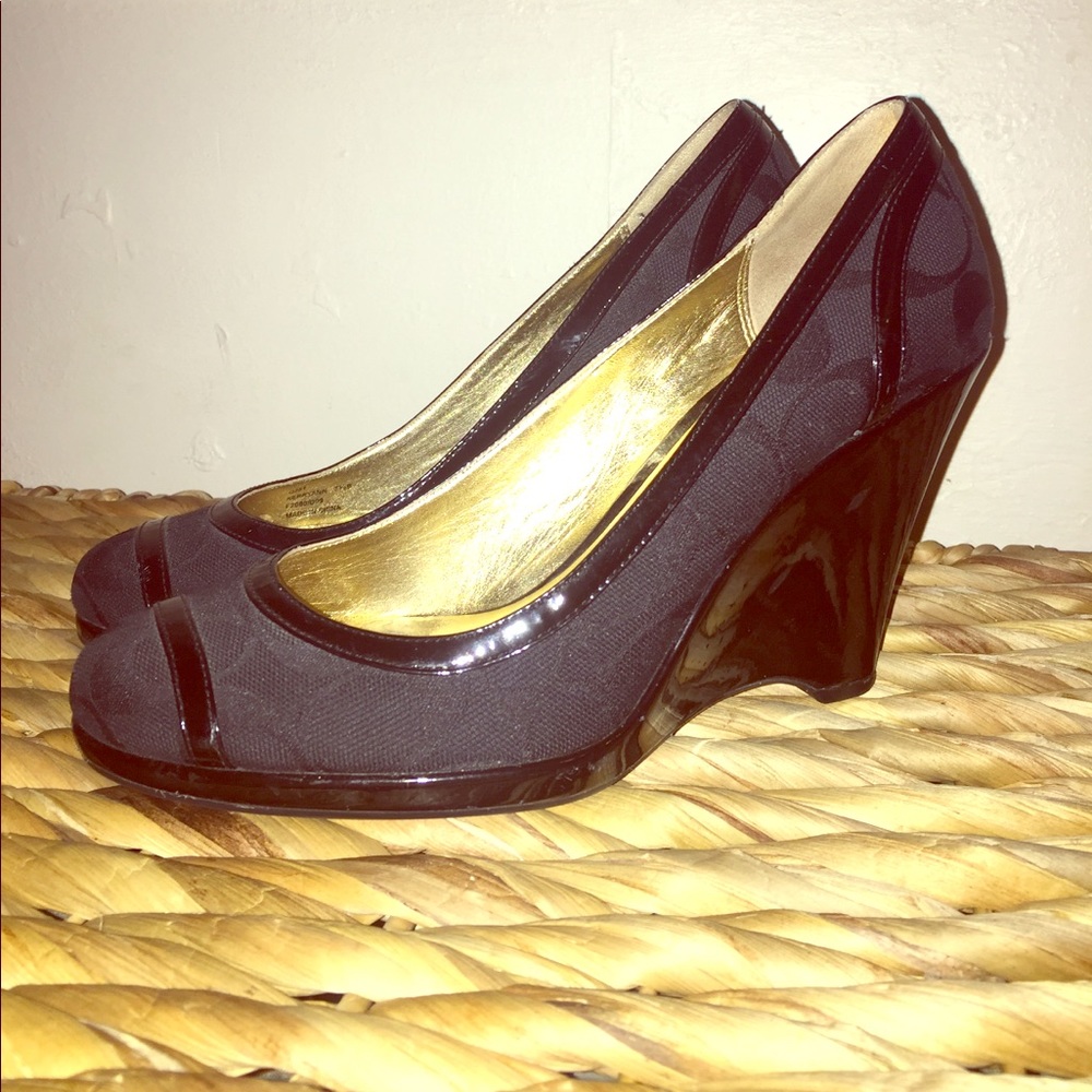 EUC Authentic #Coach size 7.5 #KERRYANN platform