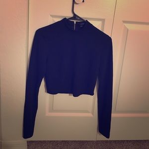 Forever 21 Medium Long Sleeve Crop Top