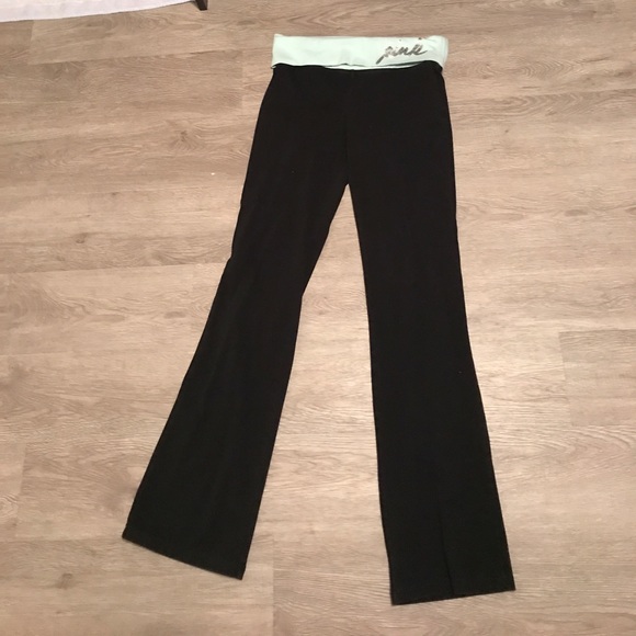 Victoria's Secret Yoga Pants with mint detail - Picture 1 of 2
