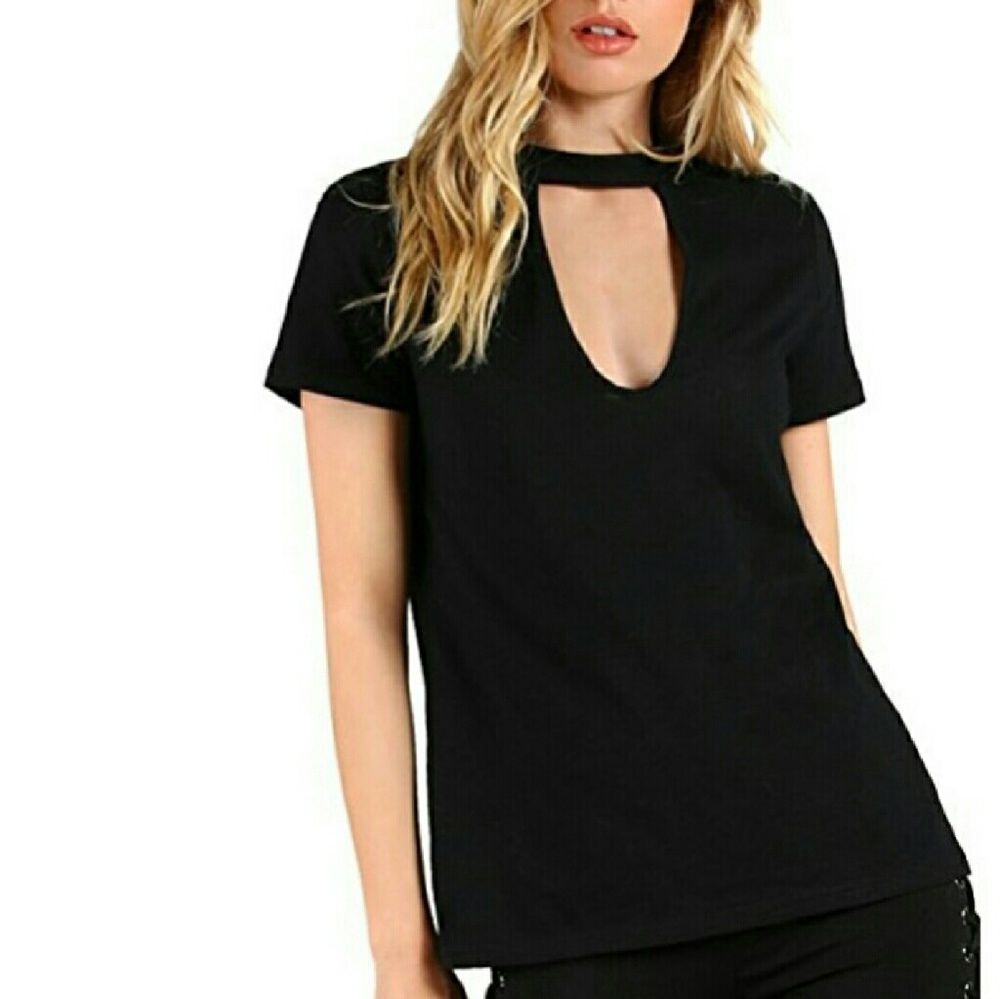 📣LAST ONE 📣 🌿BLACK CHOKER TEE🌿 - Picture 4 of 5