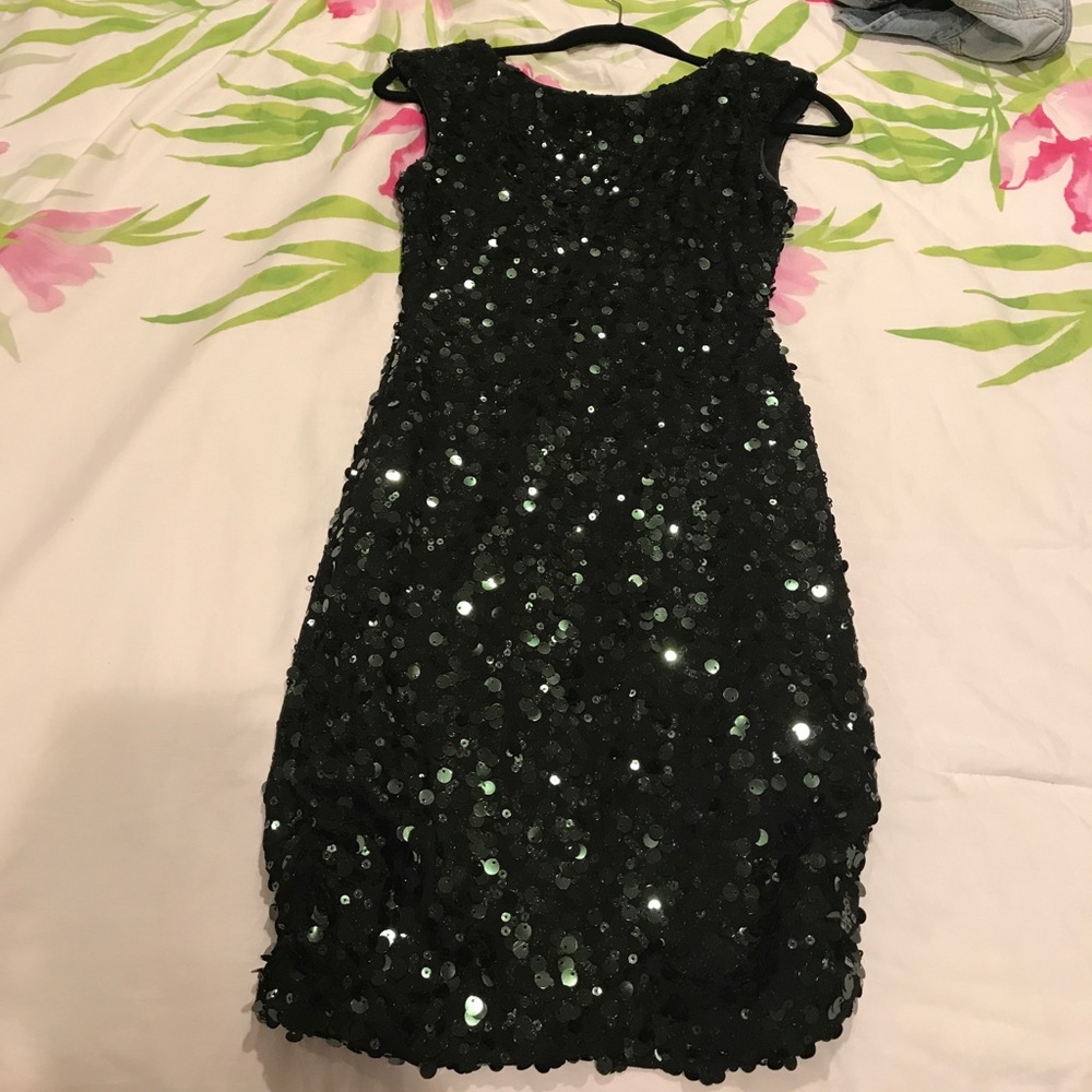 Hunter green dress