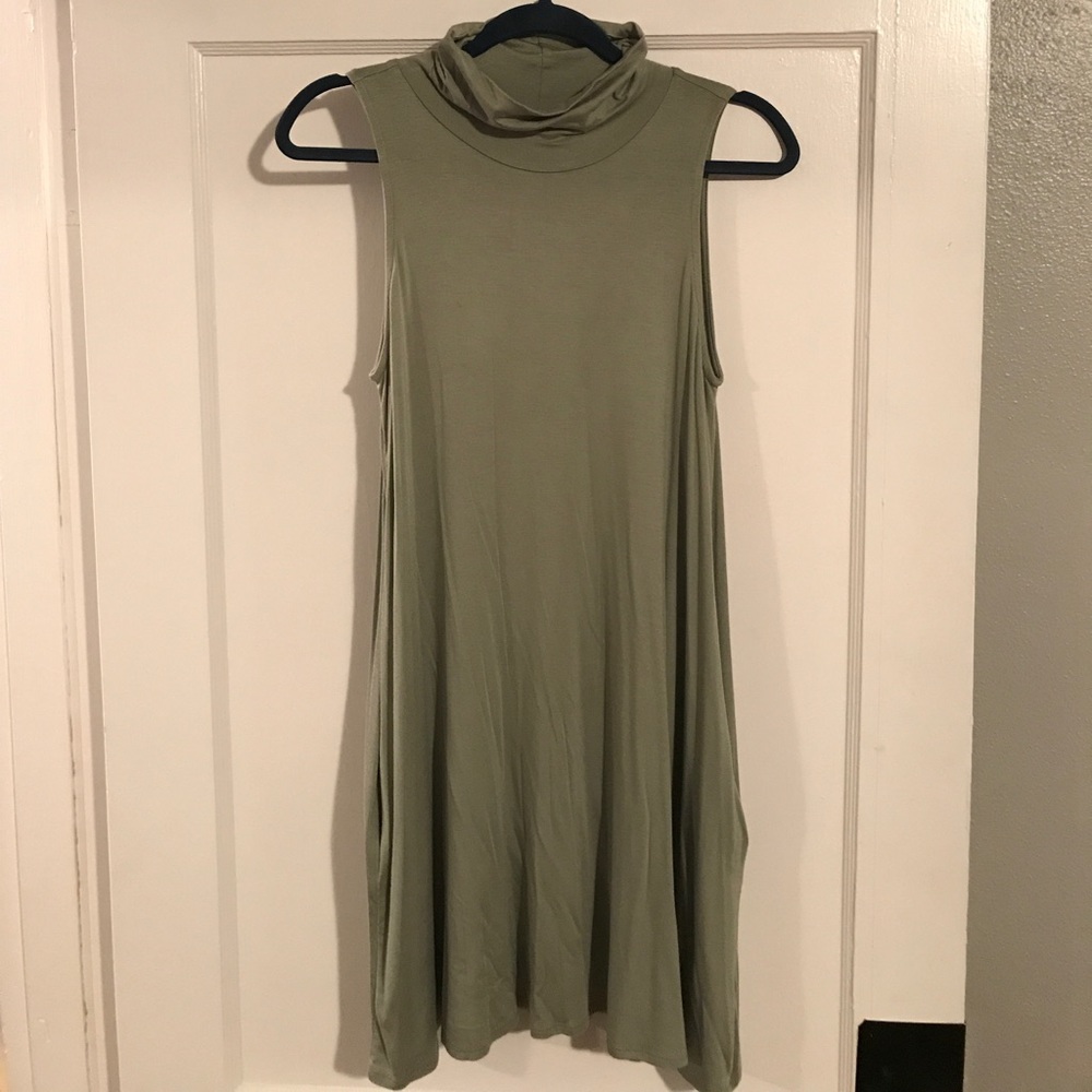 Mockneck T-shirt Dress