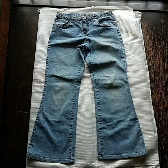 Limited Too Girl Super Hip flare Jeans - Picture 2 of 8