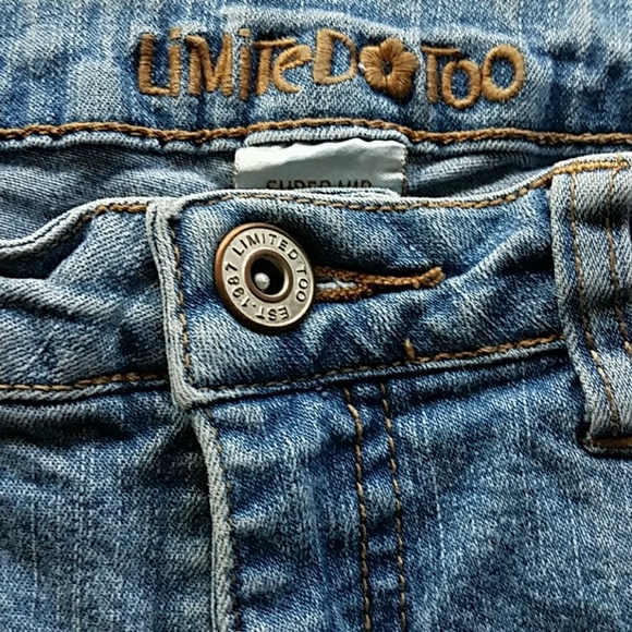 Limited Too Girl Super Hip flare Jeans - Picture 4 of 8