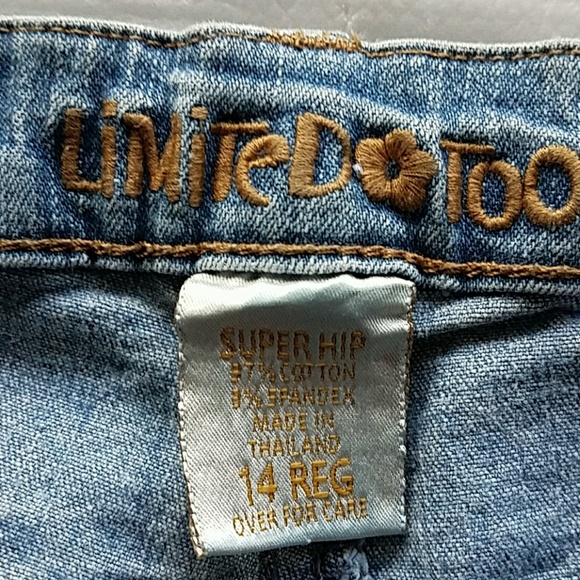 Limited Too Girl Super Hip flare Jeans - Picture 5 of 8