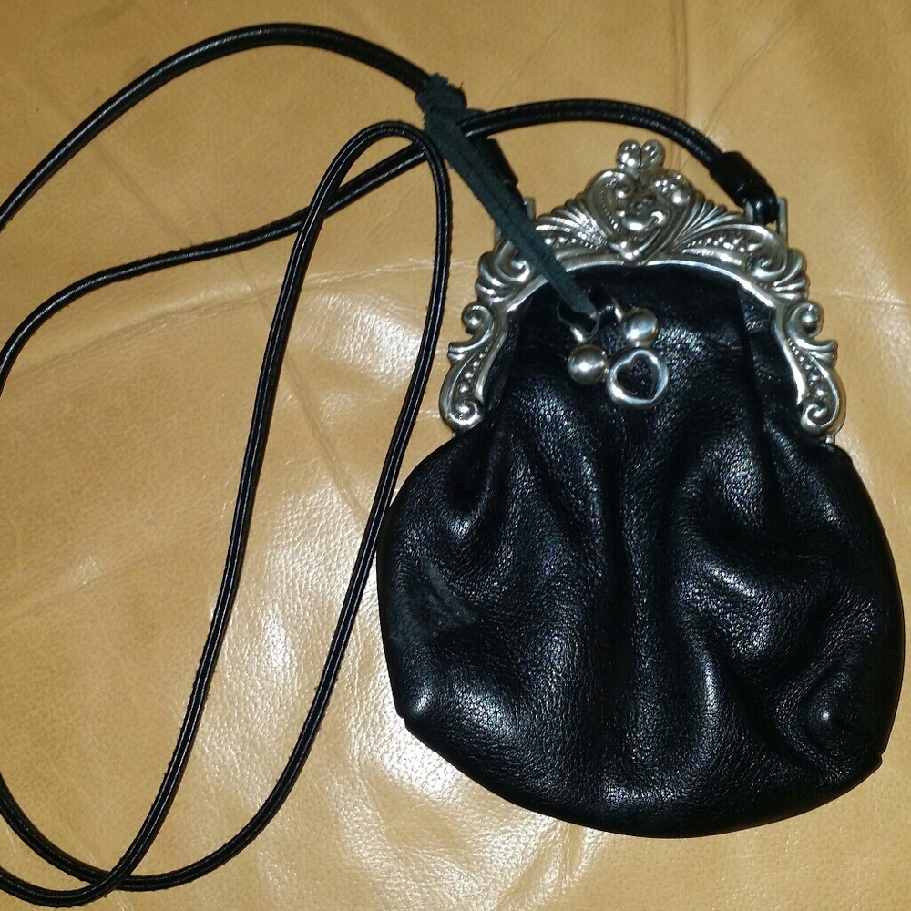 Brighton Minnie Mouse kiss lock crossbody bag