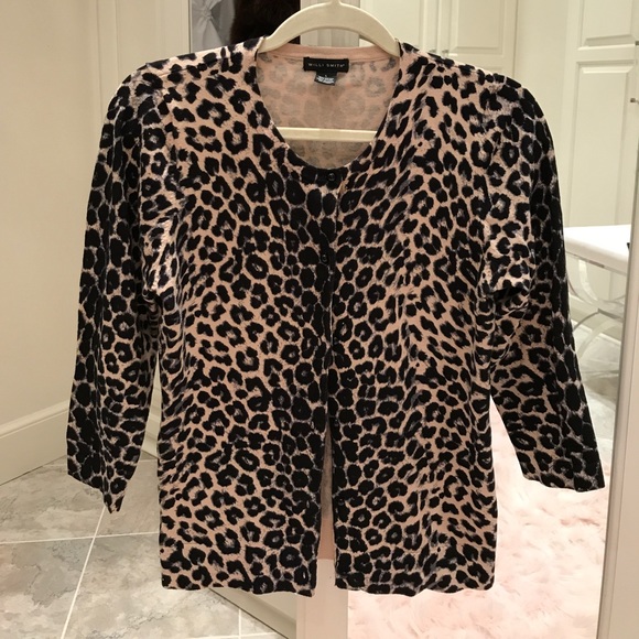 Willi Smith Sweaters - Leopard print sweater