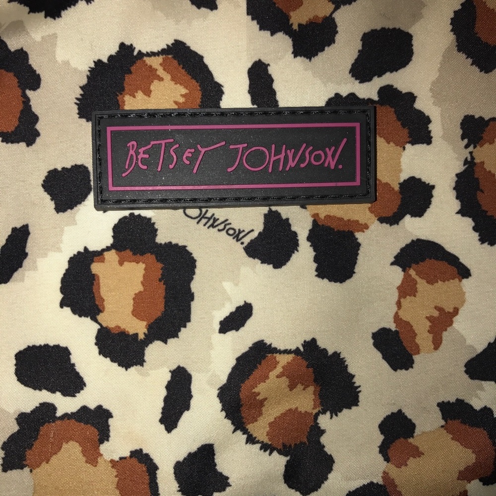 Betsy Johnson Leopard Backpack