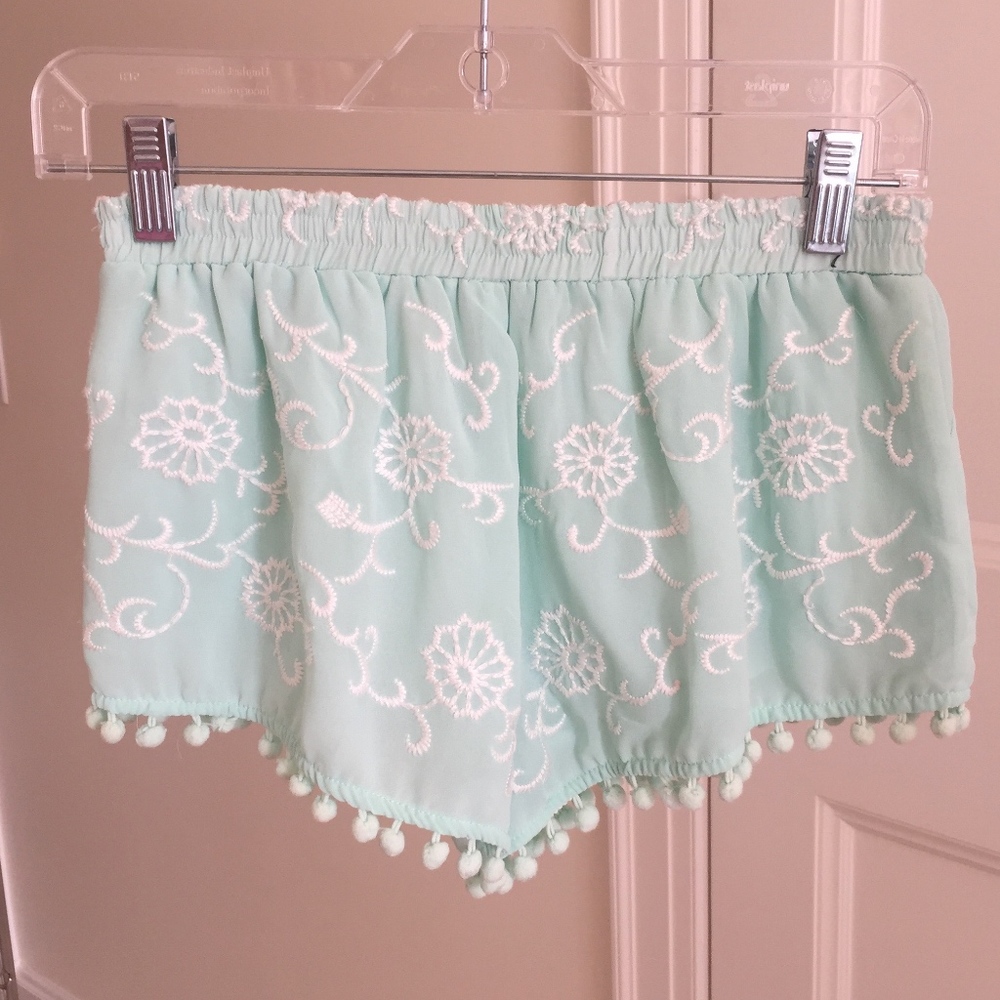 LF Embroidered Shorts