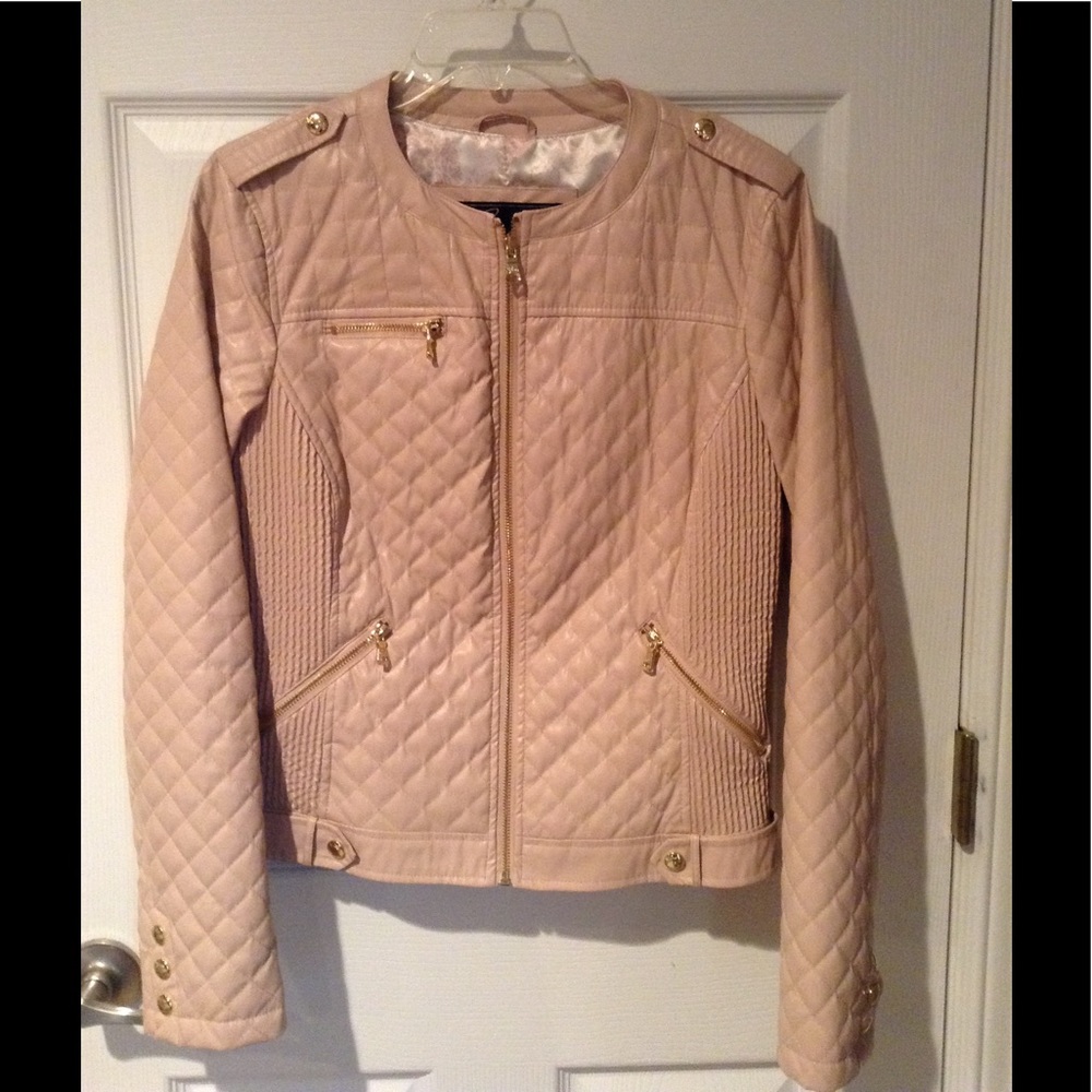 GUESS Leather crop jacket