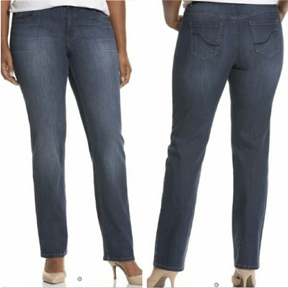 size 22 straight leg jeans