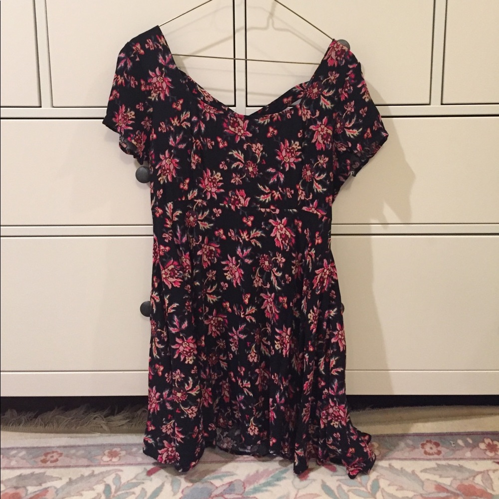 Floral print dress