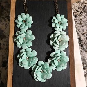 J. Crew flower necklaces.