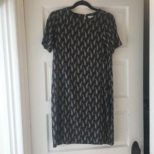 Giraffe print dress