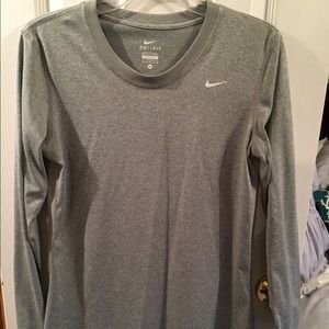 Dri-Fit Nike long sleeved shirt and Tempo shorts!