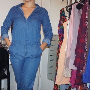 Jean Pants Romper