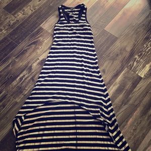 Express Striped High Low Dress