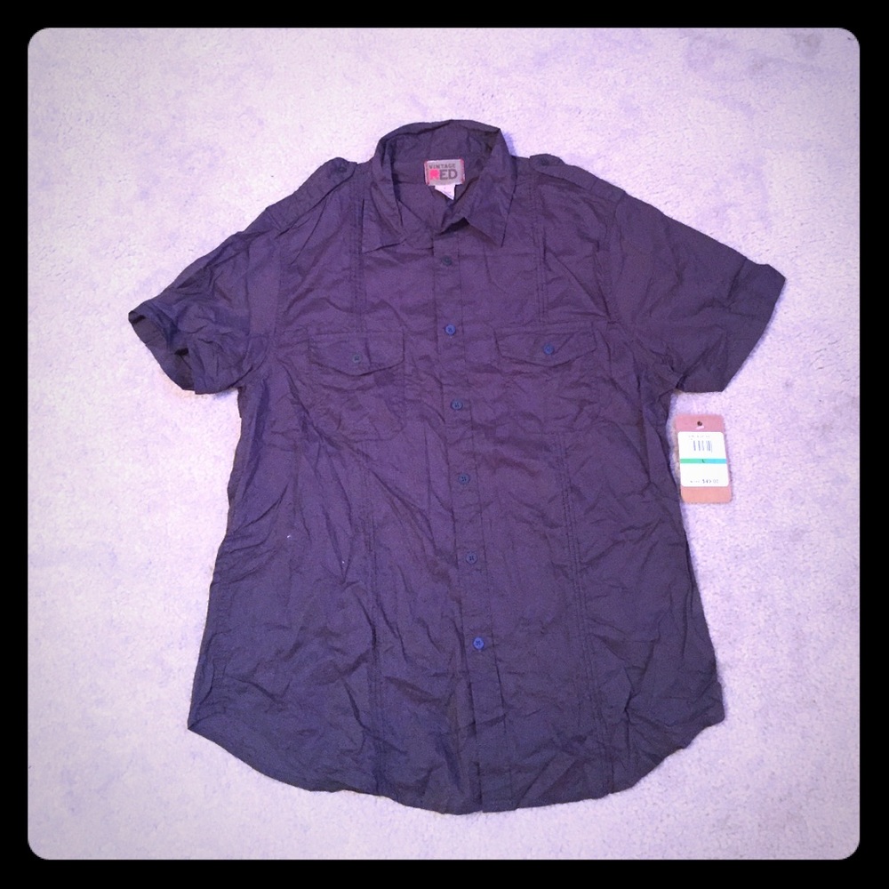 NWT Men's Button Down Shirt