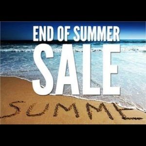 End of summer sale!