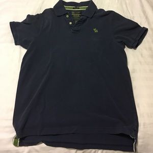 Abercrombie blue polo shirt