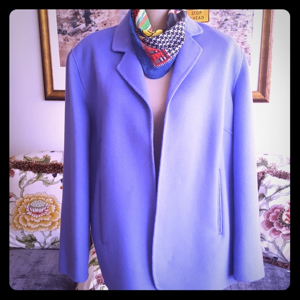 Elisabeth purple open jacket. Size 14