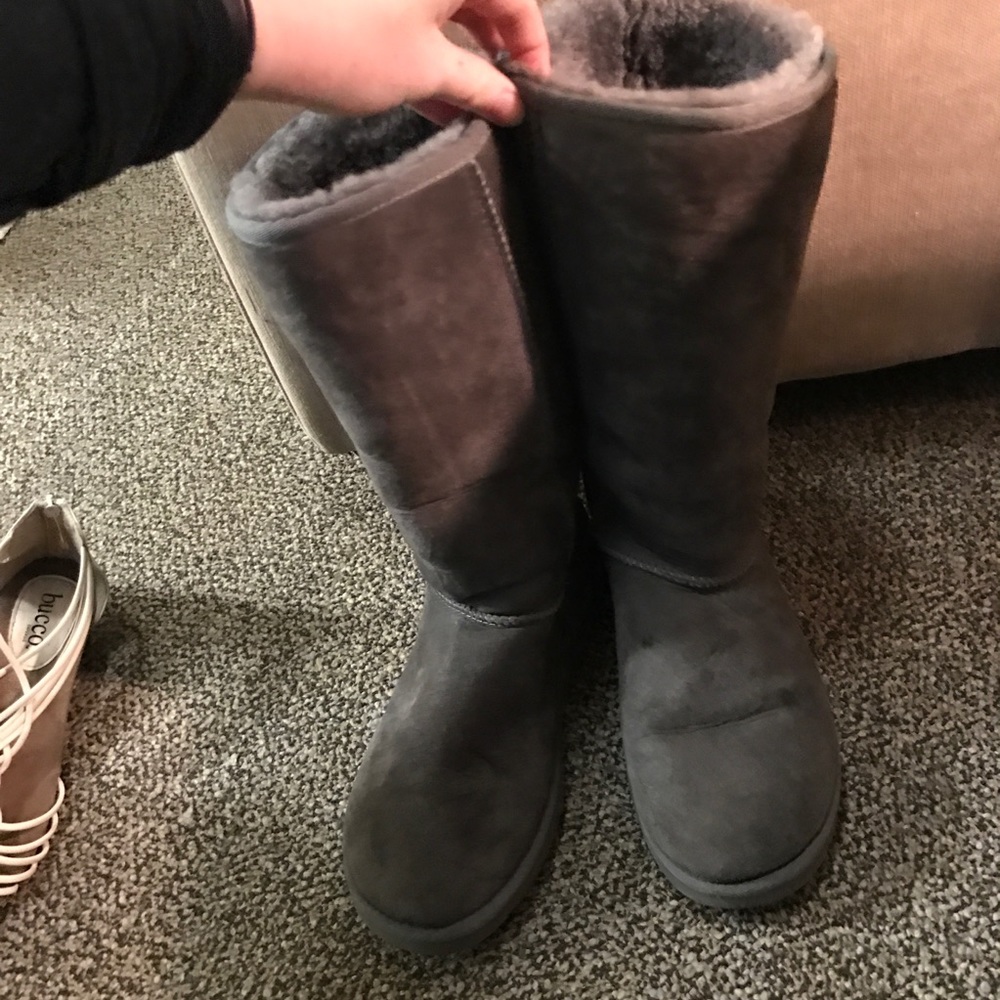 Authentic Gray Tall Uggs