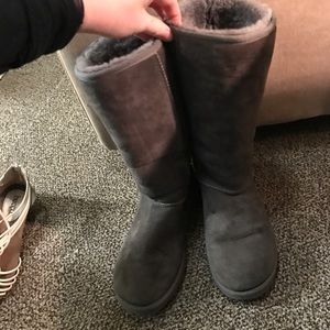 Authentic Gray Tall Uggs