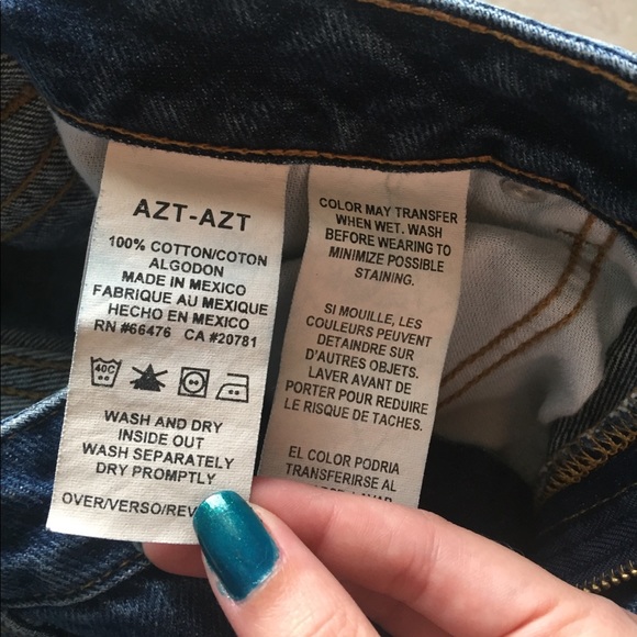 Vintage Tommy Jeans Size 3 Boot Cut Cuffed Bottoms - Picture 6 of 7