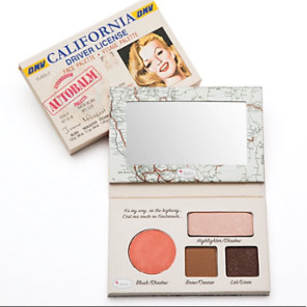 ♨️🆕💋theBalm - CA DRIVER LICENSE • FACE PALETTE