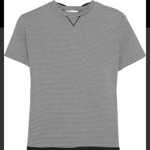 Bow back striped top