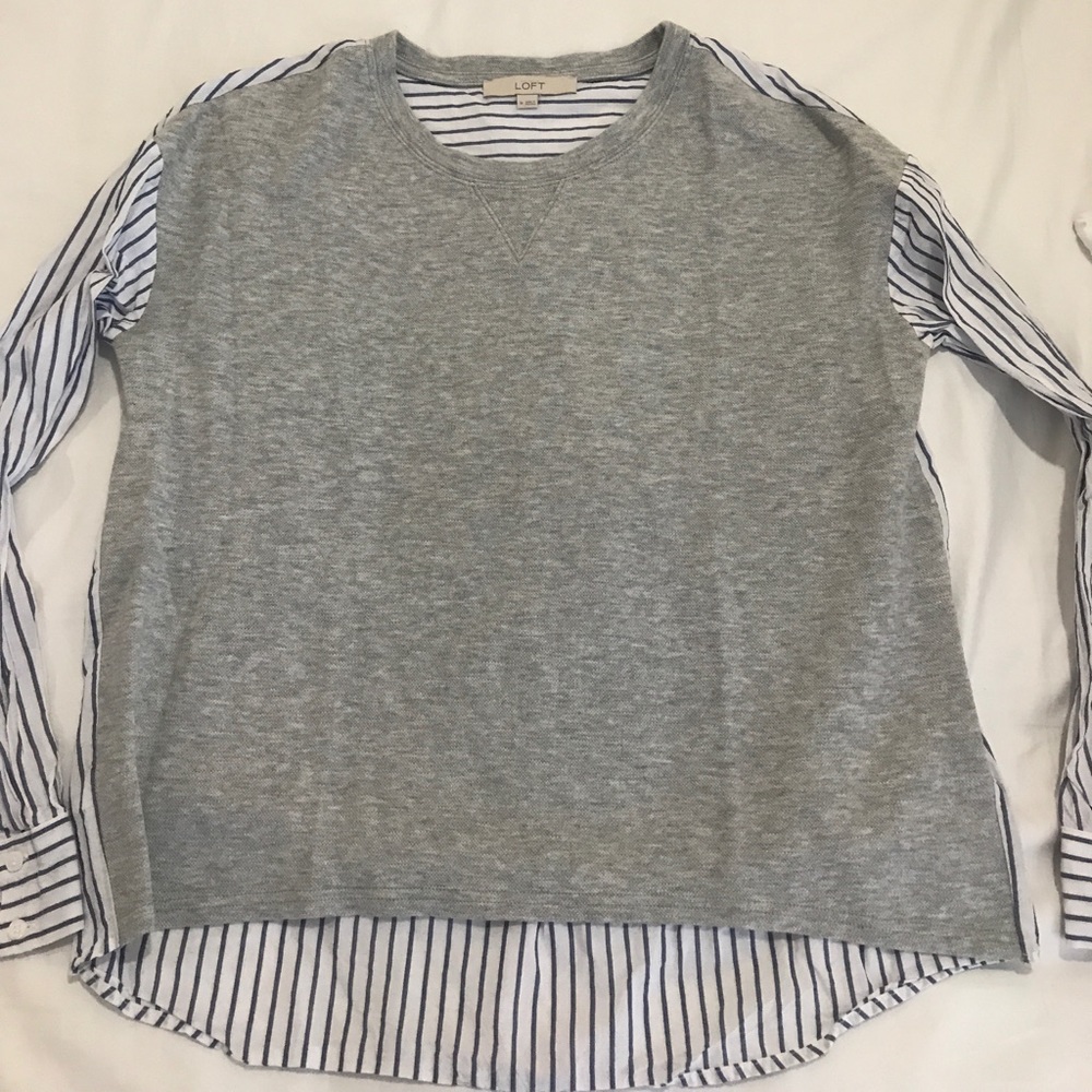 Loft Sweater/Button Up